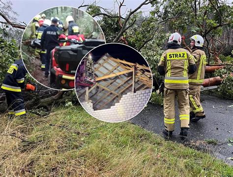 Dolny L Sk Zalane Domy I Powalone Drzewa Setki Interwencji Stra Y Po