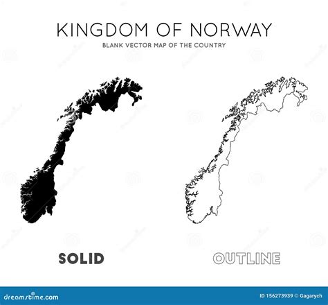 Norway map. stock vector. Illustration of citizen, norwegian - 156273939