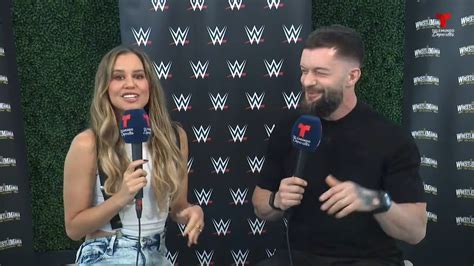 Wrestling News On Twitter Finn Balor Interviewed By His Wife Vero