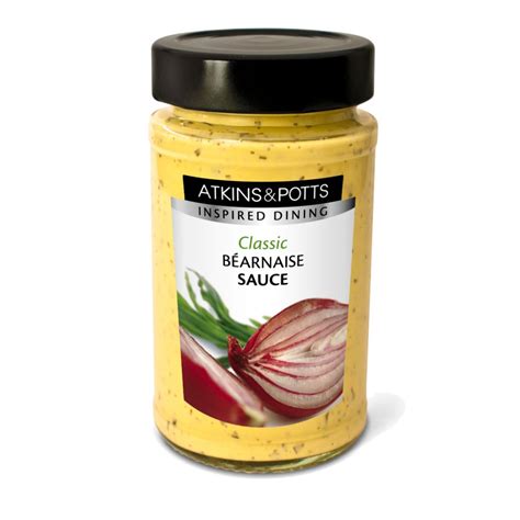 Atkins And Potts Classic Bearnaise Sauce 190g Farmers Fayre