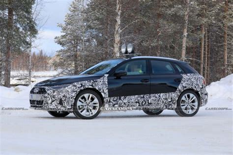 2024 Audi A3 Facelift Spied With Digital-Look DRLs | Carscoops