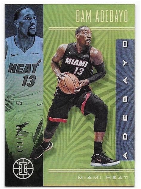 BAM ADEBAYO 2019 20 Panini Illusions 112 Trophy Collection YELLOW D