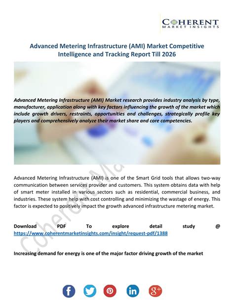 PPT Advanced Metering Infrastructure PowerPoint Presentation Free