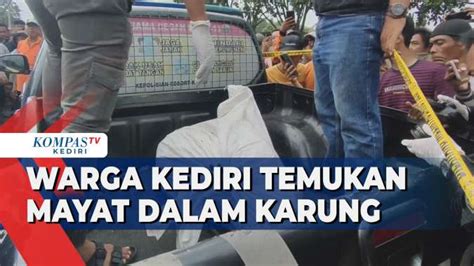 Warga Kediri Temukan Mayat Terbungkus Karung Di Areal Lahan Jagung