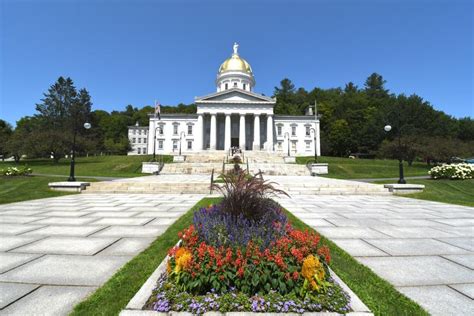 Vermont Capital Building in Montpelier Stock Photo - Image of building ...