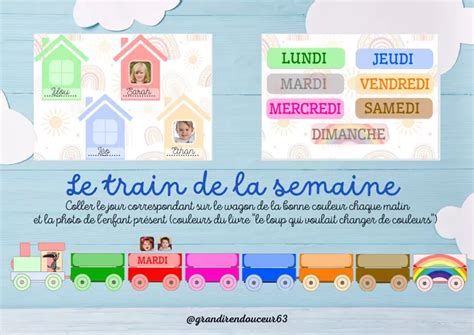 Le Petit Train De La Semaine 🚂 Ressource Pédagogique Pour Les