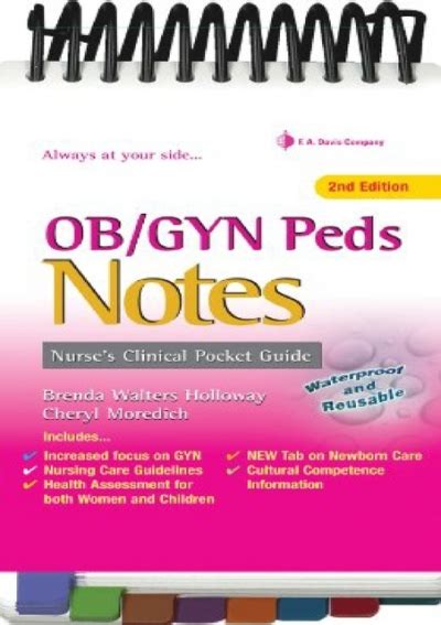 Pdf Ob Gyn Peds Notes Nurse S Clinical Pocket Guide Nurse S