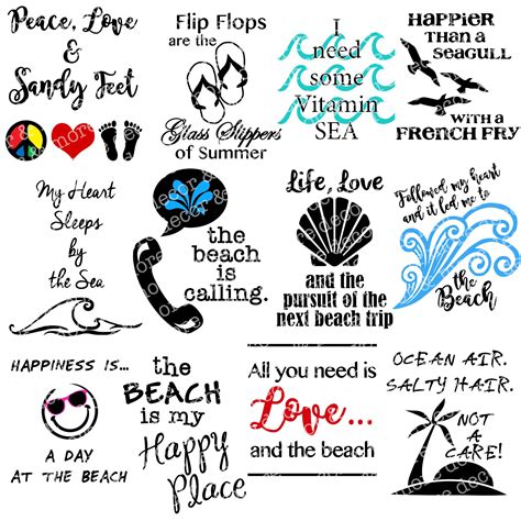 Beach Svg File Beach Svg Bundle Funny Beach Svg Files Beach Etsy