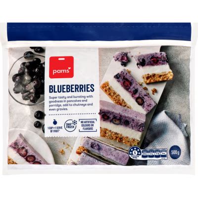 Pams Blueberries G Chilled Frozen Desserts Pak Nsave