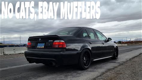 Straight Piped E39 M5 Exhaust Sound LOUD BUT AMAZING YouTube