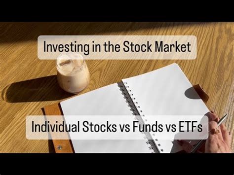 Basics Of Investing In The Stock Market Individual Stocks Vs Funds Vs