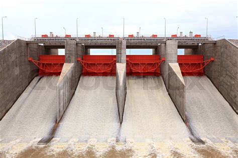 water gates dam | Stock image | Colourbox