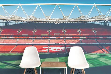 Arsenal Soccer Stadium Wall Mural | Soccer Wall Murals | Eazywallz