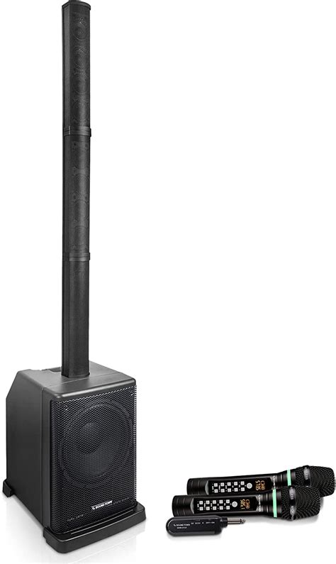 Sound Town Portable Pa Dj System W Powered Subwoofer X Column