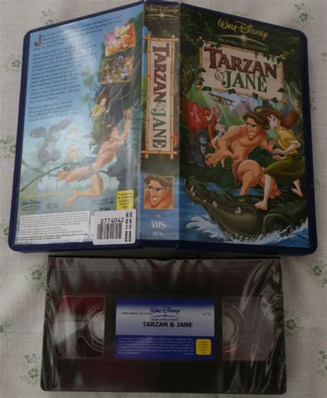 Vhs Video Walt Disney Meisterwerke Tarzan Jane Neu Original In