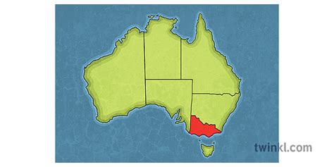 Wurundjeri Map Illustration - Twinkl