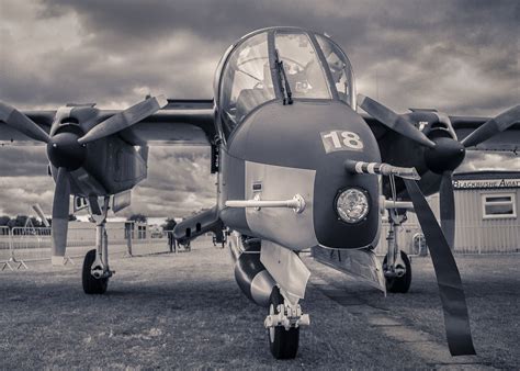 OV 10 Bronco Of The Bronco Display Team At Blackbushe UK July 2016