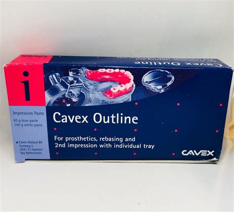 Composite Materials Dental Consumables Cavex Outline Impression Paste