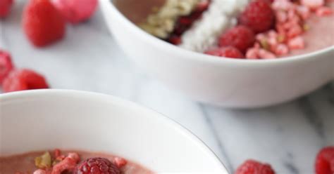 The Cook Time Smoothie Bowl Framboises Bananes Coco