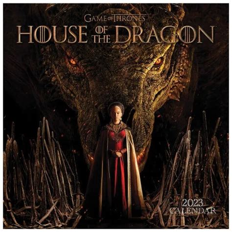 HOUSE OF THE Dragon Square Calendar 2023 Official Merchandise EUR 23,80 ...