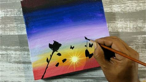 Lukisan Surealisme Sederhana || Sunset - YouTube