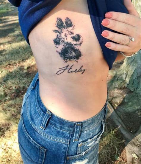 50 Animal Paw Print Tattoos Designs And Ideas 2019 Tattoo Ideas 2020