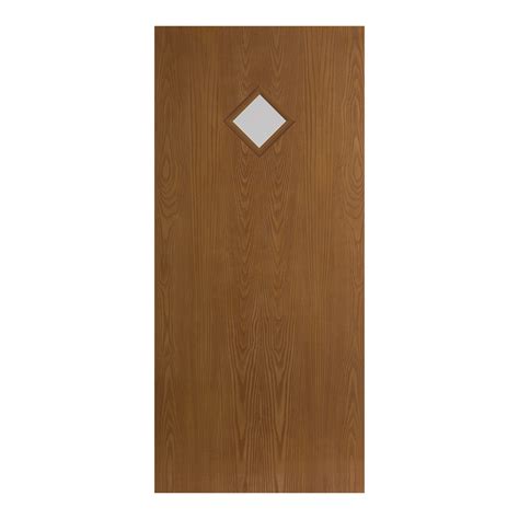 BLT 682 010 1CD Belleville Oak Textured 1 Diamond Lite Center Door