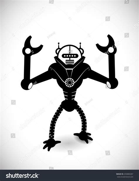 Robot Digital Design, Vector Illustration 10 Eps Graphic - 293880287 ...