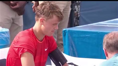 ATP Cincinnati Scary Scenes As Holger Rune Gets His Blood Pressure