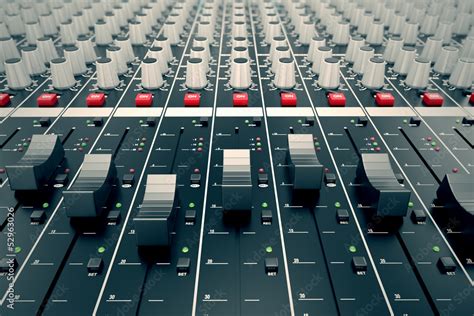 audio console stock photo adobe stock