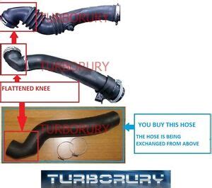 FORD C Max FOCUS Mk2 1 6 TDCi TURBO INTERCOOLER HOSE TUBE PIPE AIR DUCT