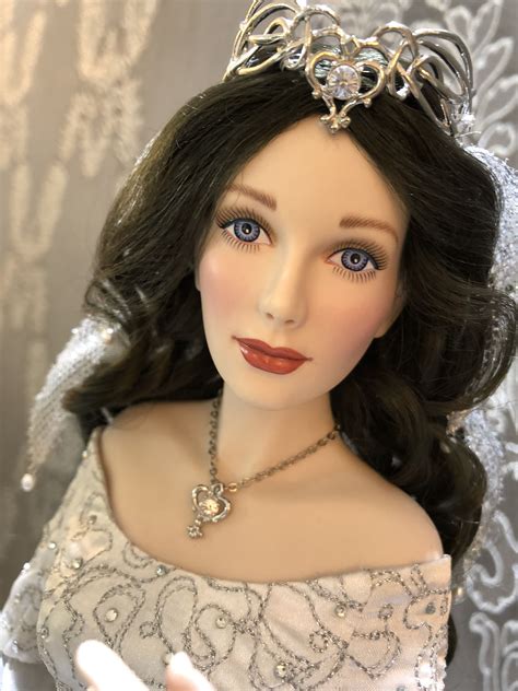 Laurel Empress Of Elves Porcelain Doll 17” The Franklin Mint