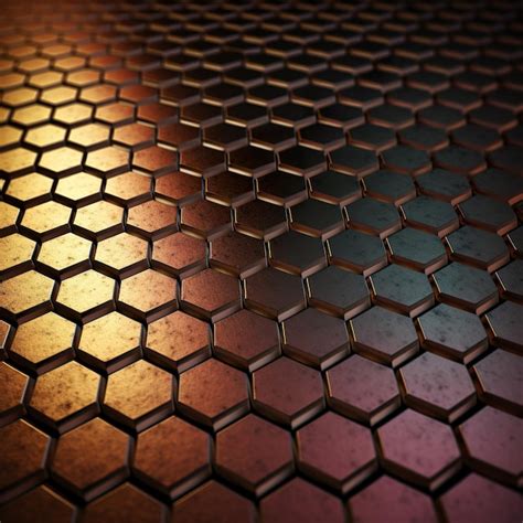 Premium AI Image | A honeycomb pattern