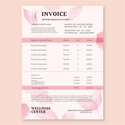 Salon Price List Template Free Vectors And Psds To Download