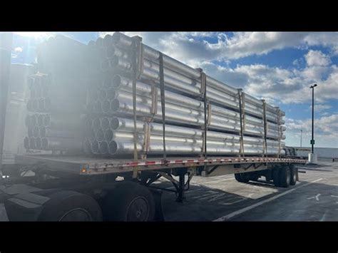 Prime Inc Flatbed Trucking Elkhart In To Setauket Ny Poles From