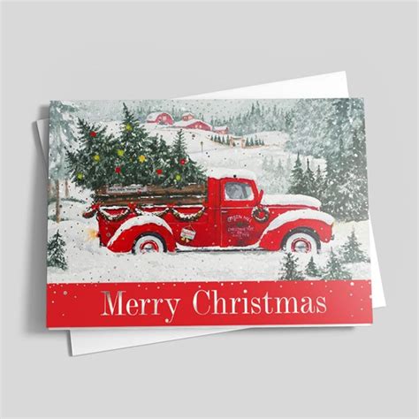 Holiday Town Christmas Card By Brookhollow