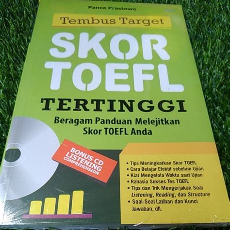 Jual Buku Tembus Target Skor Toefl Tertinggi Shopee Indonesia