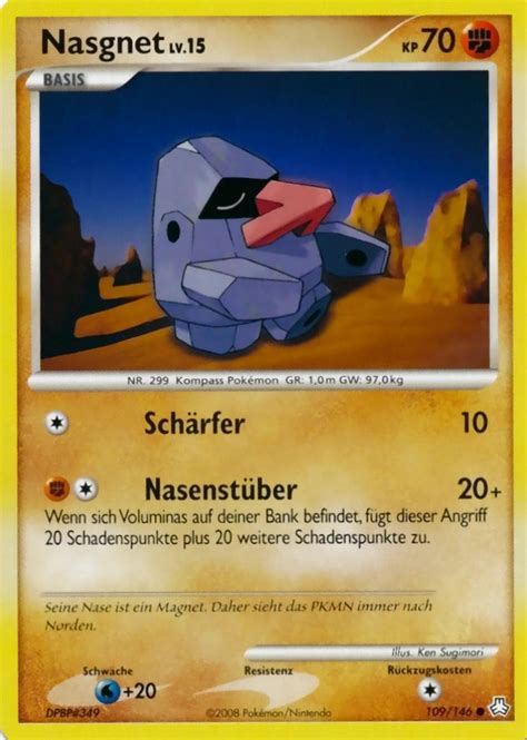 Nasgnet 109 146 Wert Bild Künstler Seltenheit Pokemonkarte de