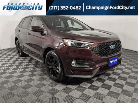 New 2024 Ford Edge St Line Sport Utility In Champaign F24204 Champaign Ford City