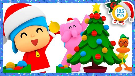 🎄 Pocoyo PortuguÊs Do Brasil Enfeitar A Árvore De Natal 125 Min Desenhos Animados Para