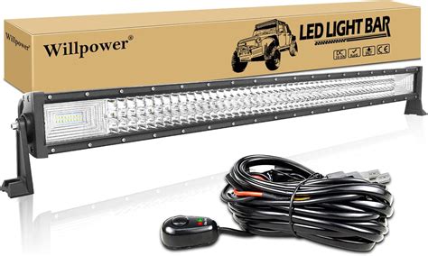 Amazon Fr Willpower Cm W Barre Led V V Con C Blage