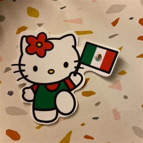 Mexico Hello Kitty Sticker 🇲🇽♥️ I Have Multiples Dm Depop