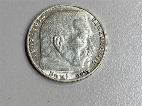 Deutsche Reichsmark Silber Paul Von Hindenburg Kaufen Auf Ricardo