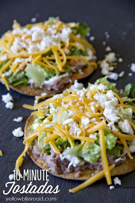 Baked Tostadas With Homemade Tostada Shells Recipe Recipes Mexican Food Recipes Meals