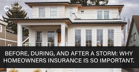 Before During And After A Storm Why Homeowners Insurance Is So