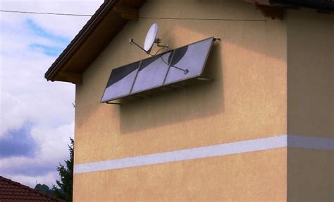 Vodoravna postavitev vakuumskih sončnih kolektorjev SOLARIX