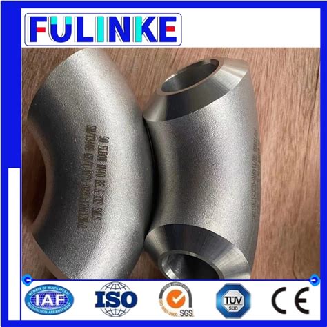 Butt Welding 316 304 Stainless Steel DN65 Pipe Fitting Elbow Seamless