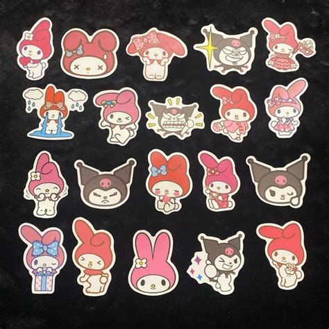 Sanrio | Design | My Melody And Kuromi Stickers | Poshmark