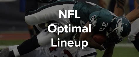 Week 8 Dfs Nfl Optimal Lineup Analysis Dailyoverlay Daily Fantasy Sports Information Tools