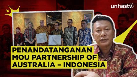 Unhas Pimpin Riset Inovatif Australia Indonesia Teken MoU Partnership